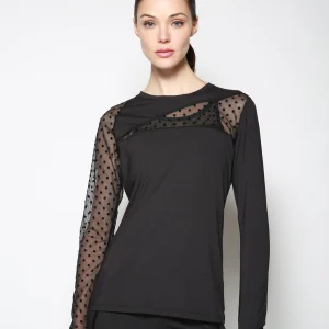 Playera Gwen Long Negro