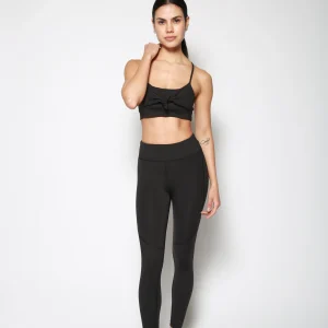 Leggings Tied Bow Negro