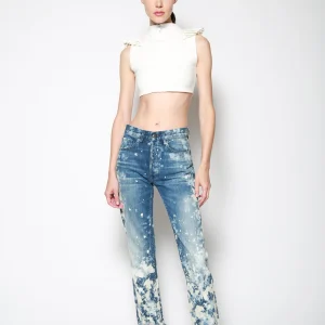 Jeans Higher Ground Crop Negro