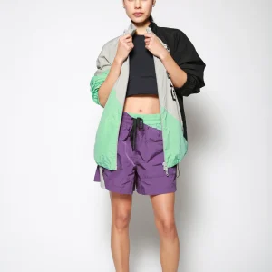 Short Washed Nylon Morado