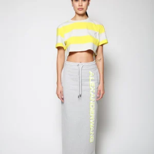 Falda French Terry Gris Claro