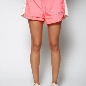 Shorts Washed Nylon Naranja