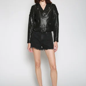 Chamarra Galley Biker Negro