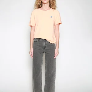 Playera Gradient Fox Head Durazno