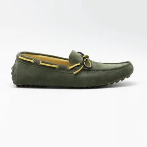 Zapatos Driver Ante Verde