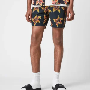 Shorts Hibiscus Black