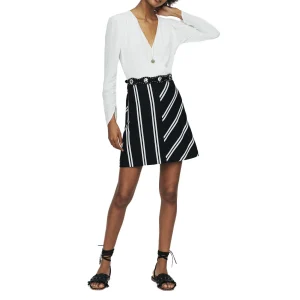 Vestido Blanco/Negro