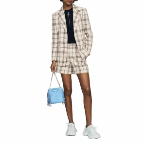 Chaqueta Beige Cuadros