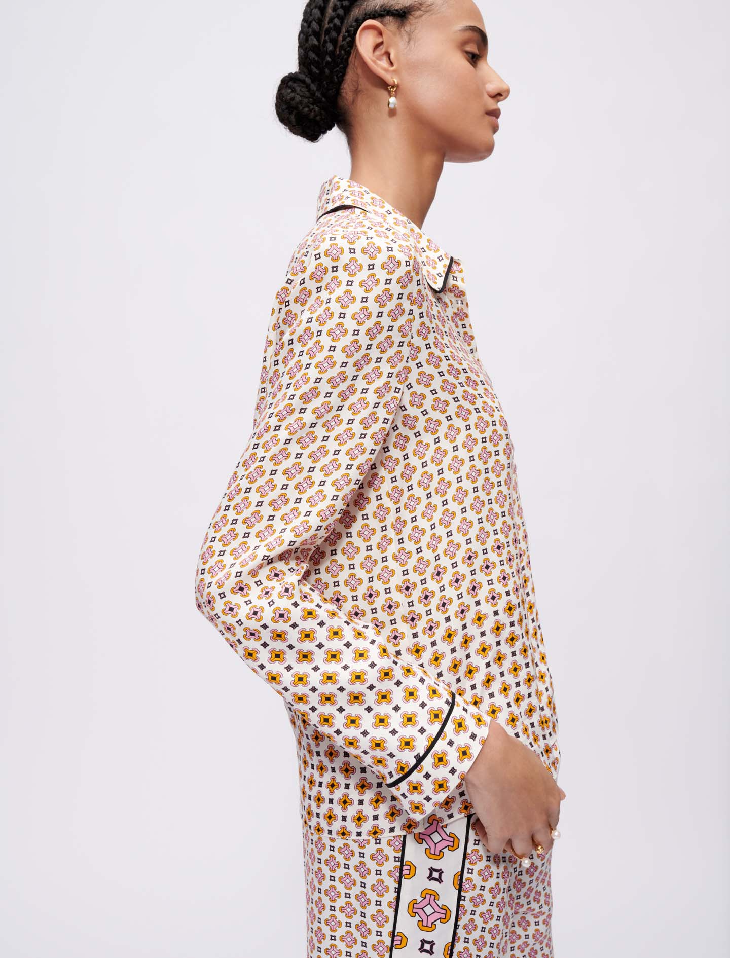 Camisa de viscosa estampada - Imagen 3