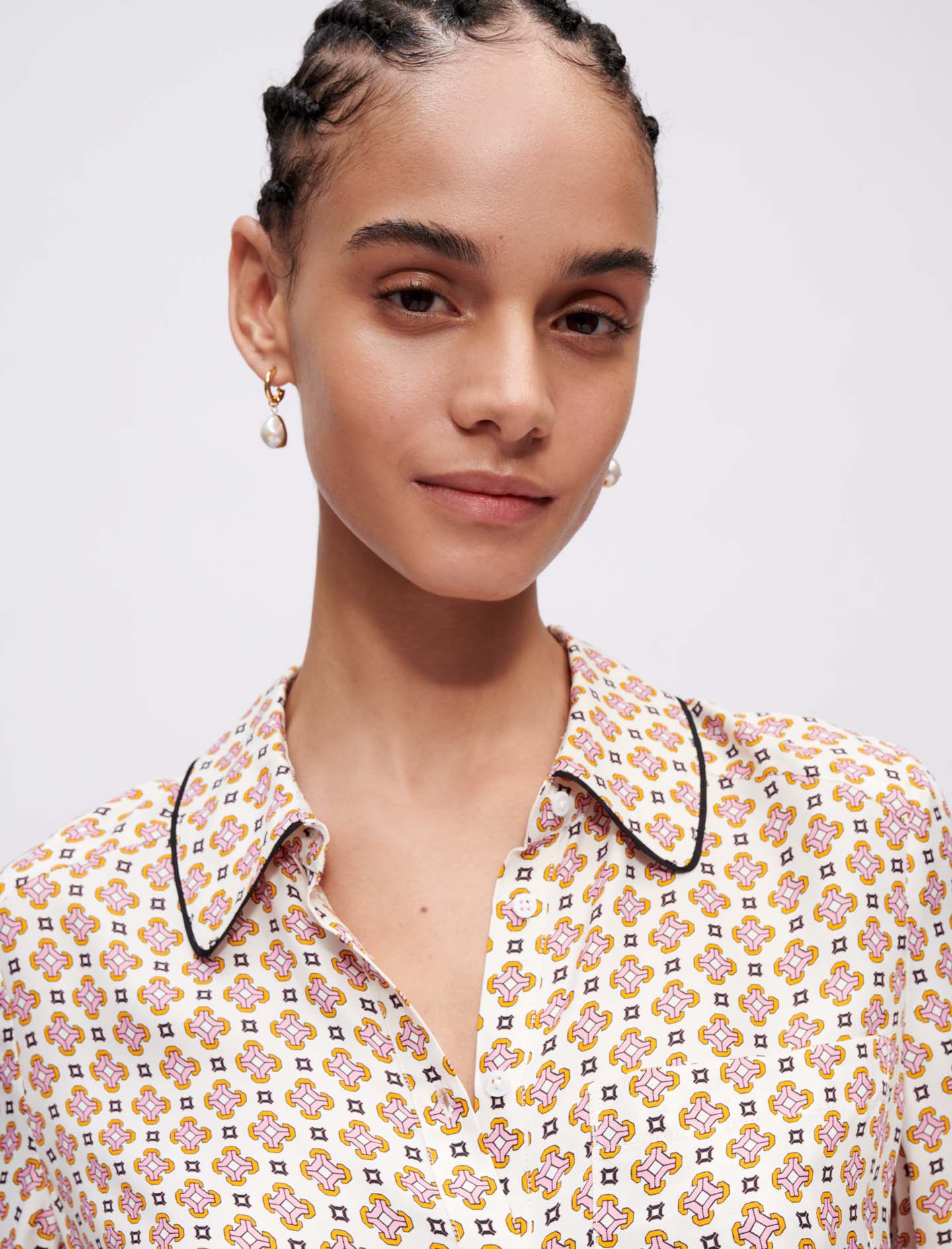 Camisa de viscosa estampada - Imagen 4