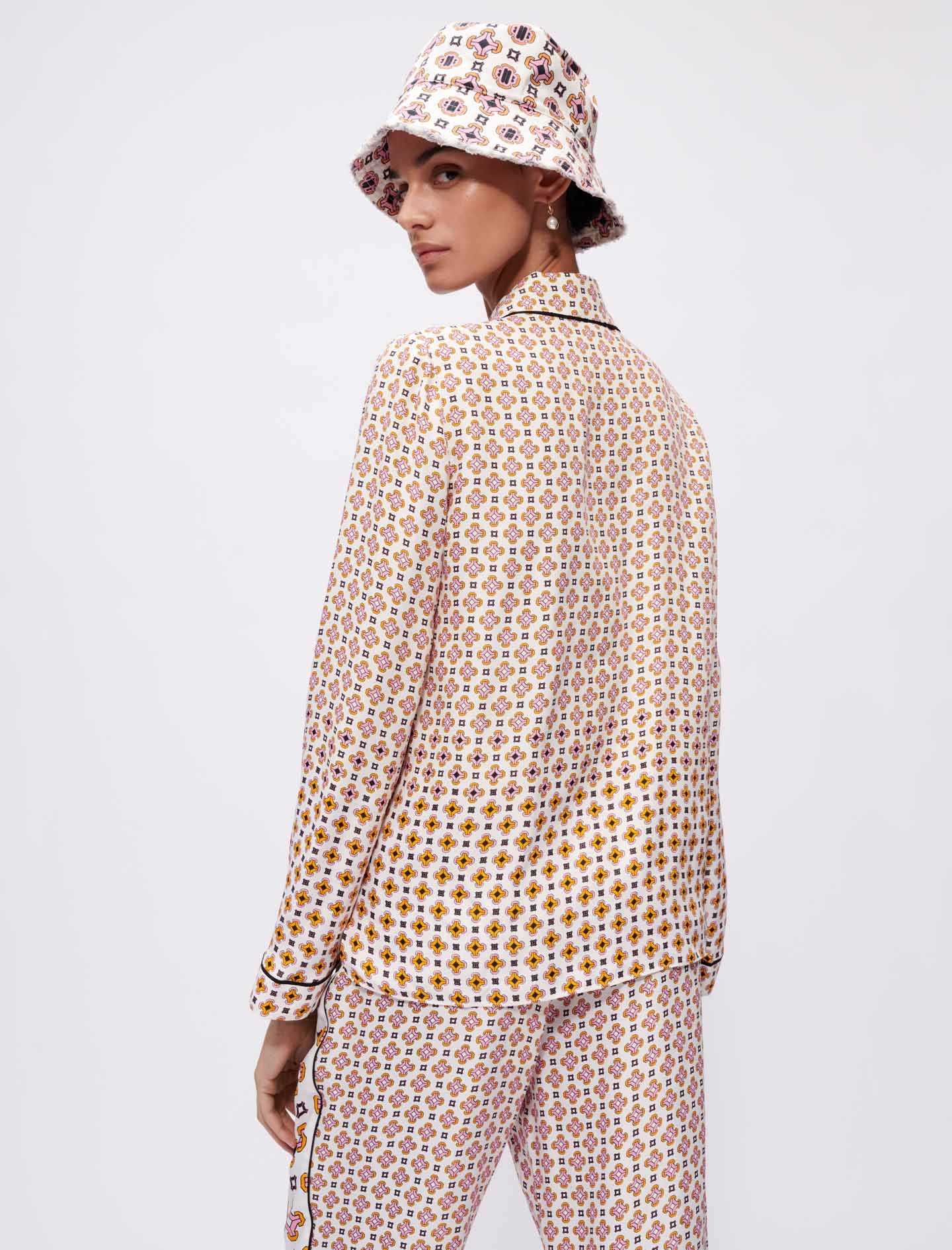 Camisa de viscosa estampada - Imagen 5