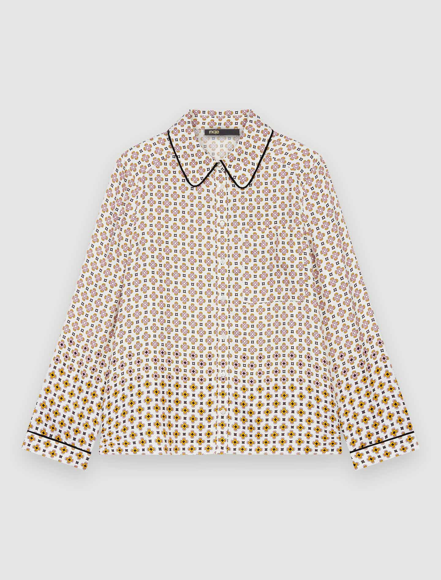 Camisa de viscosa estampada - Imagen 6