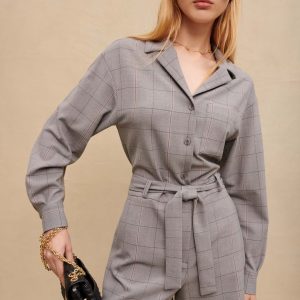 Mono corto de cuadros