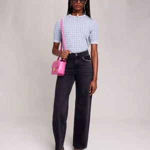 Vaqueros anchos con estrás