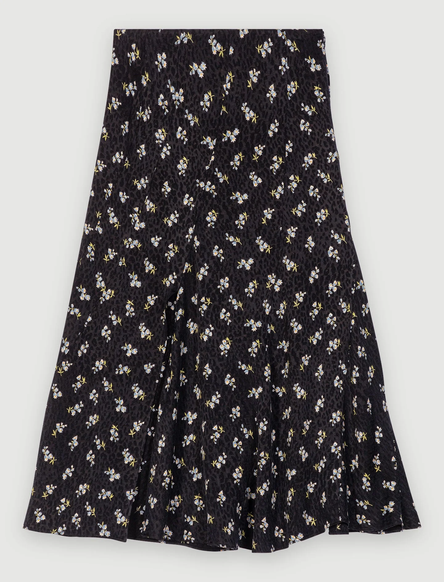 Falda larga estampada de flores - Imagen 5