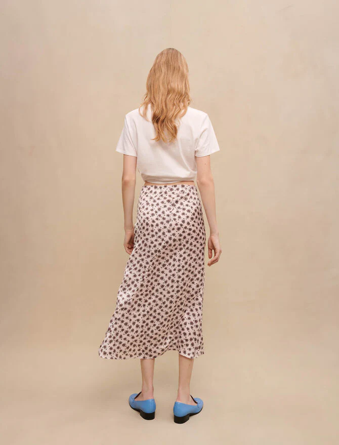 Falda midi abierta - Imagen 4