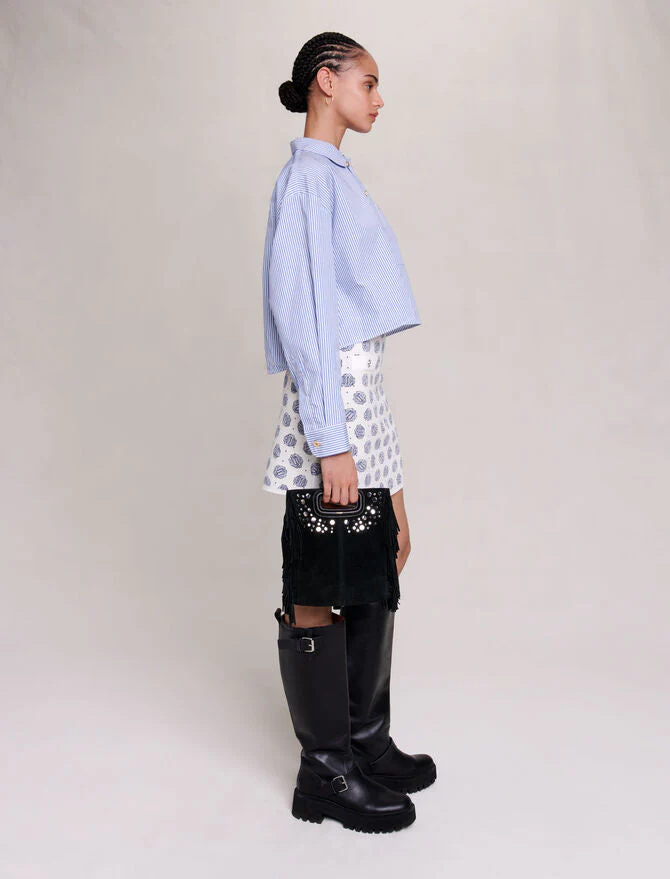 Falda de punto con monograma - Imagen 3