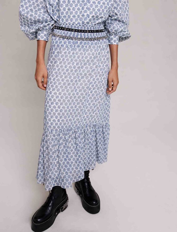 Falda larga asimétrica - Imagen 5