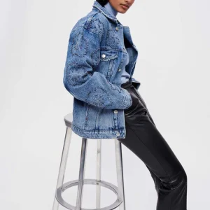 Pantalones de piel negra