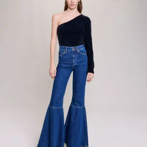 Jersey Con Cuello Asimétrico