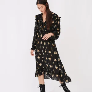 Vestido Negro Floral