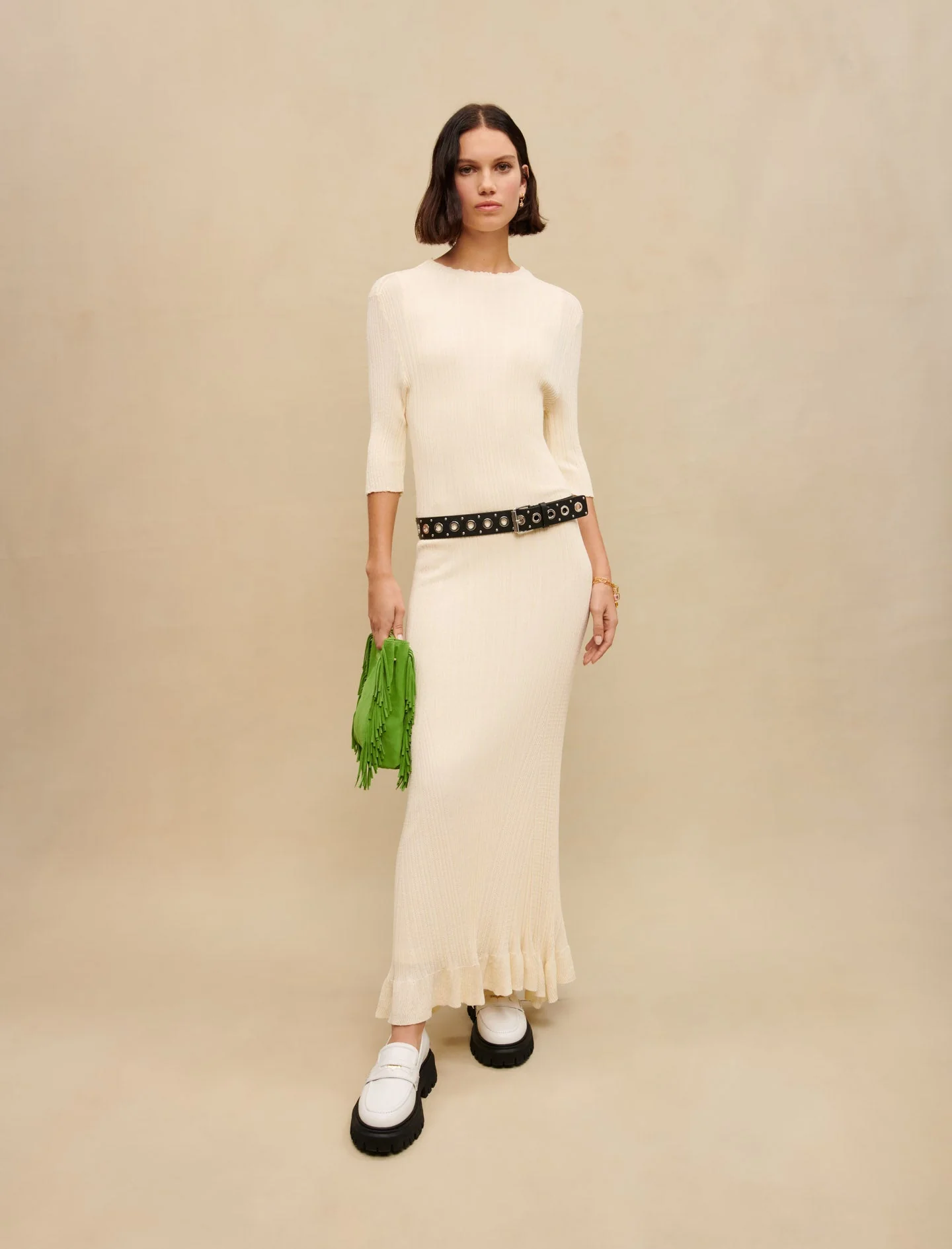 Vestido Largo de Punto