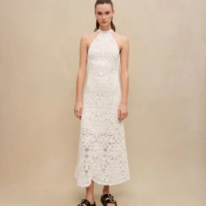 Vestido midi de punto