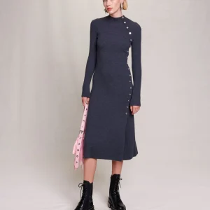 Vestido largo de punto