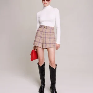 Pantalón corto estructurado