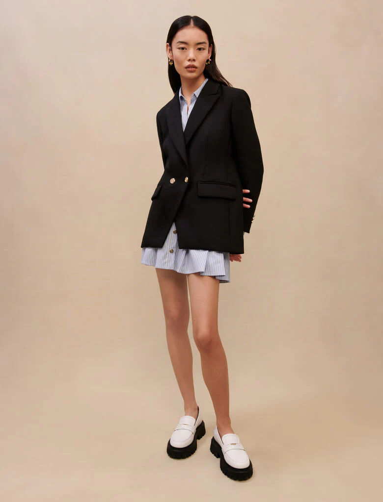 Chaqueta de traje negra