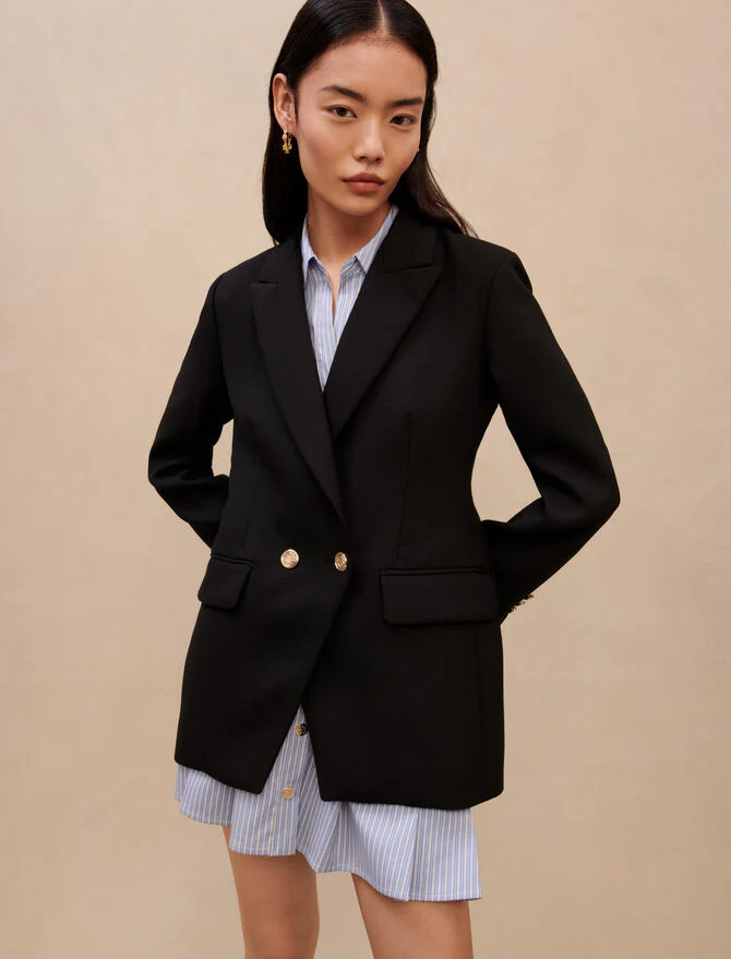 Chaqueta de traje negra - Imagen 4