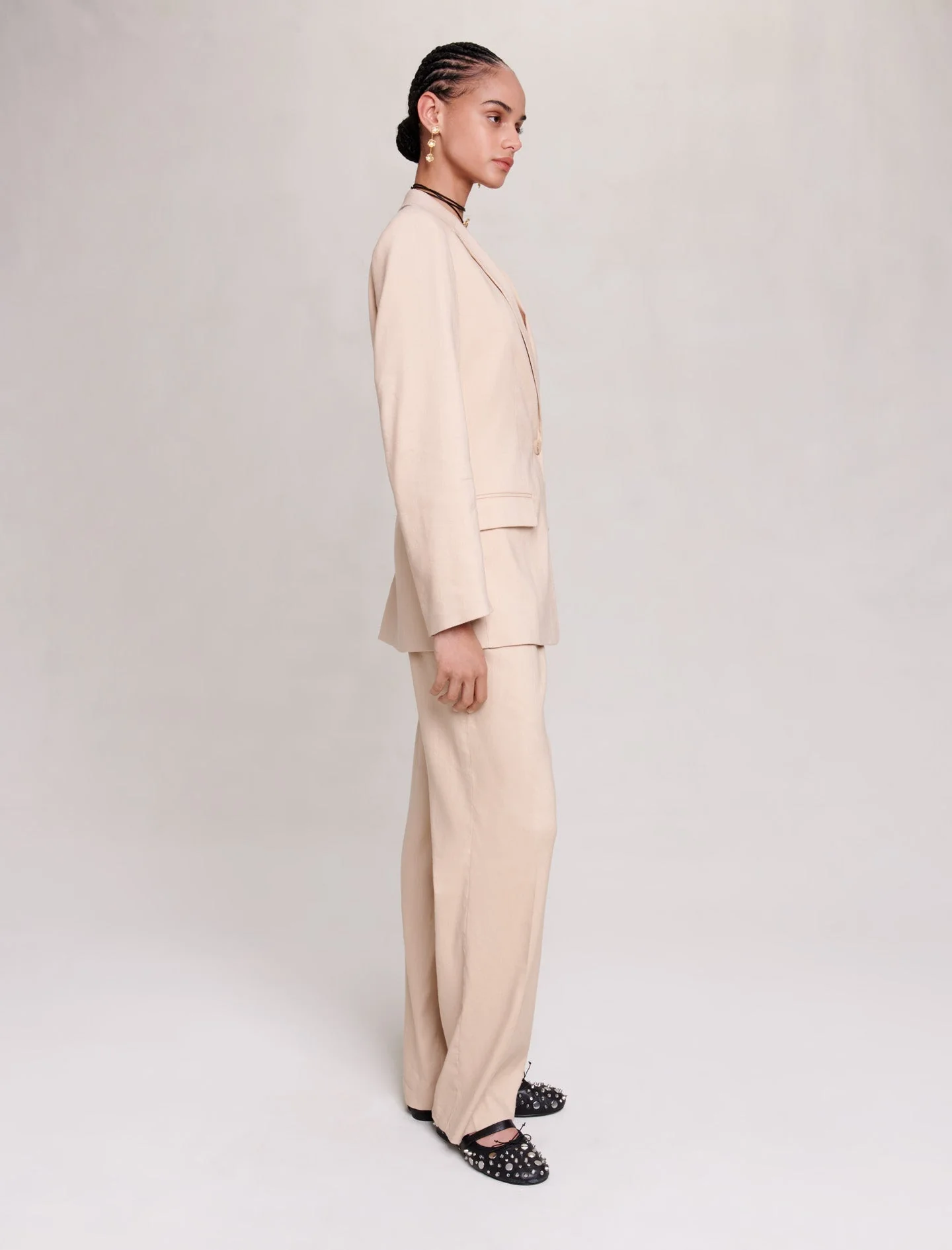 Cazadora oversize Vosta Beige - Imagen 3