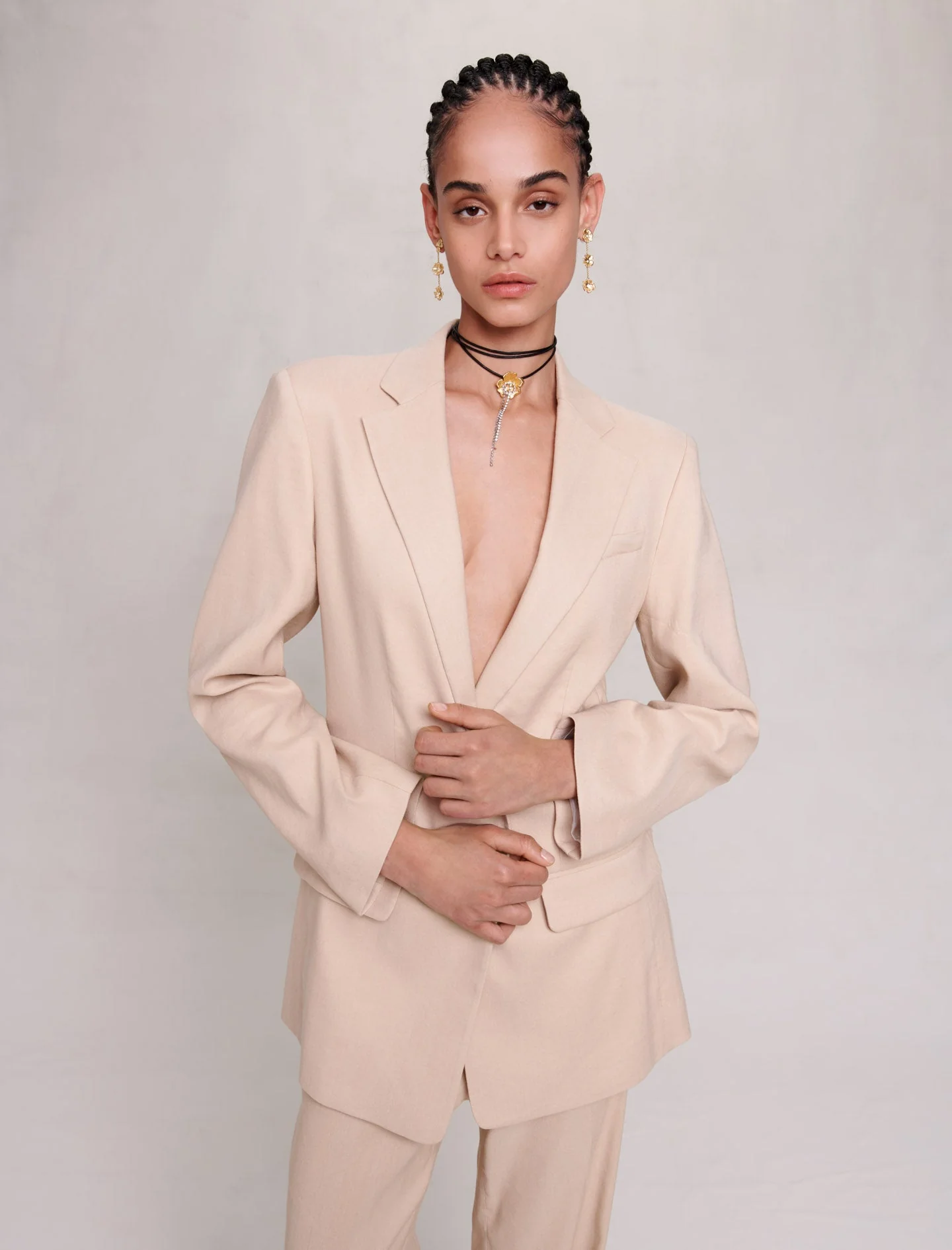 Cazadora oversize Vosta Beige - Imagen 6