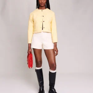 Chaqueta corta de tweed