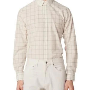 Camisa Grid Beige