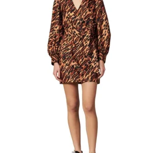 Vestido Lunas Estampado Animal