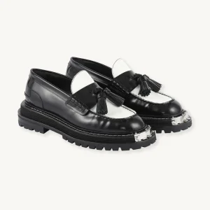 Mocasines de piel con suela gruesa