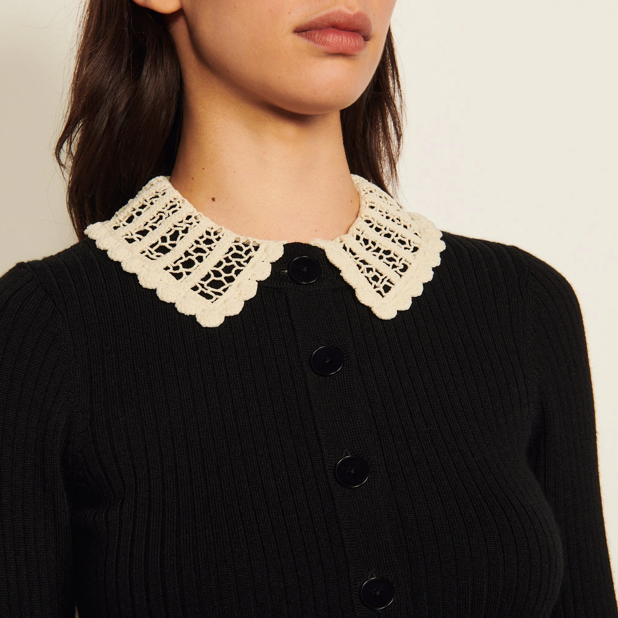 Cardigan Joie Negro - Imagen 4