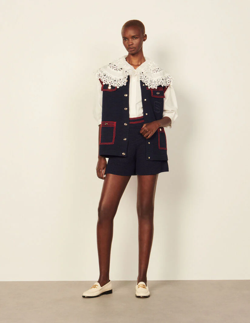 Cardigan Clovis Azul Denim - Imagen 5