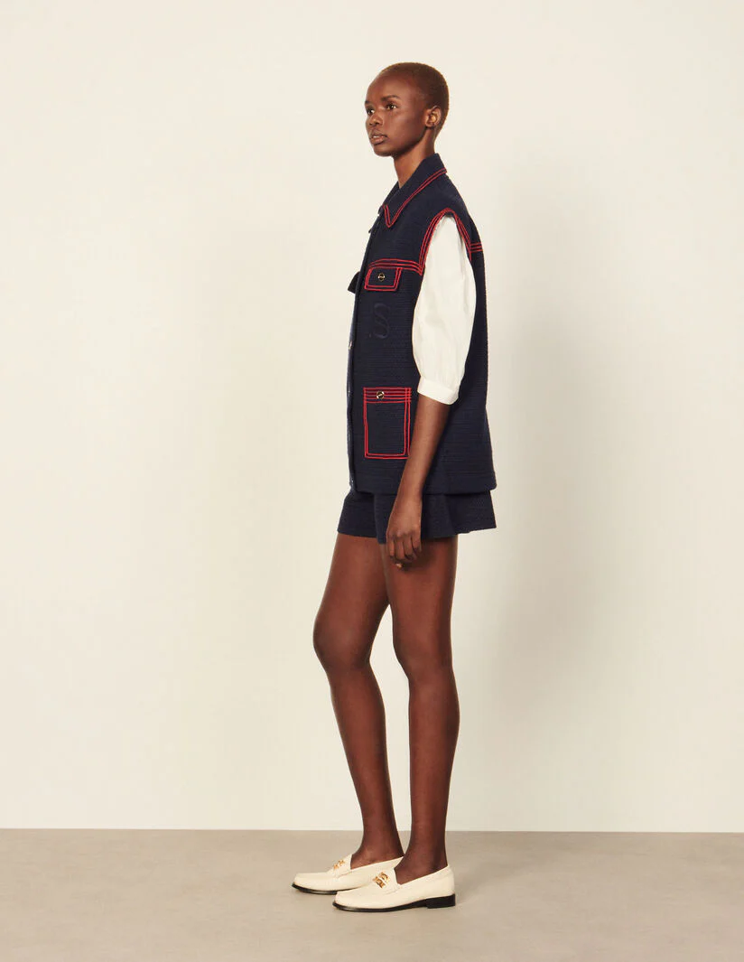 Cardigan Clovis Azul Denim - Imagen 3