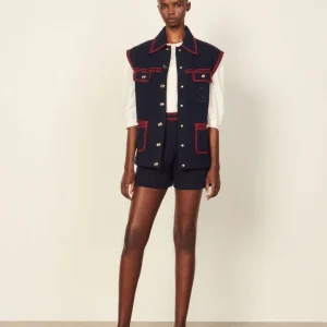 Cardigan Clovis Azul Denim