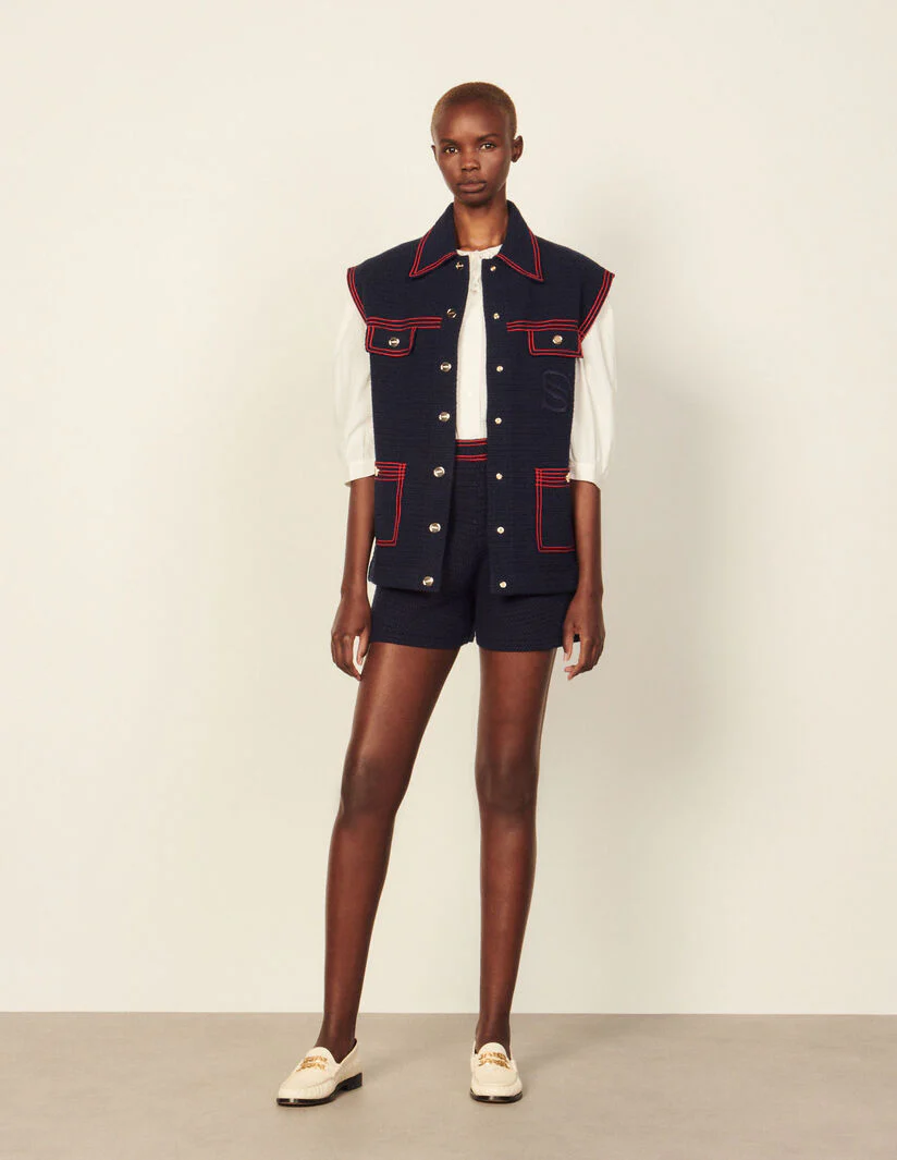 Cardigan Clovis Azul Denim