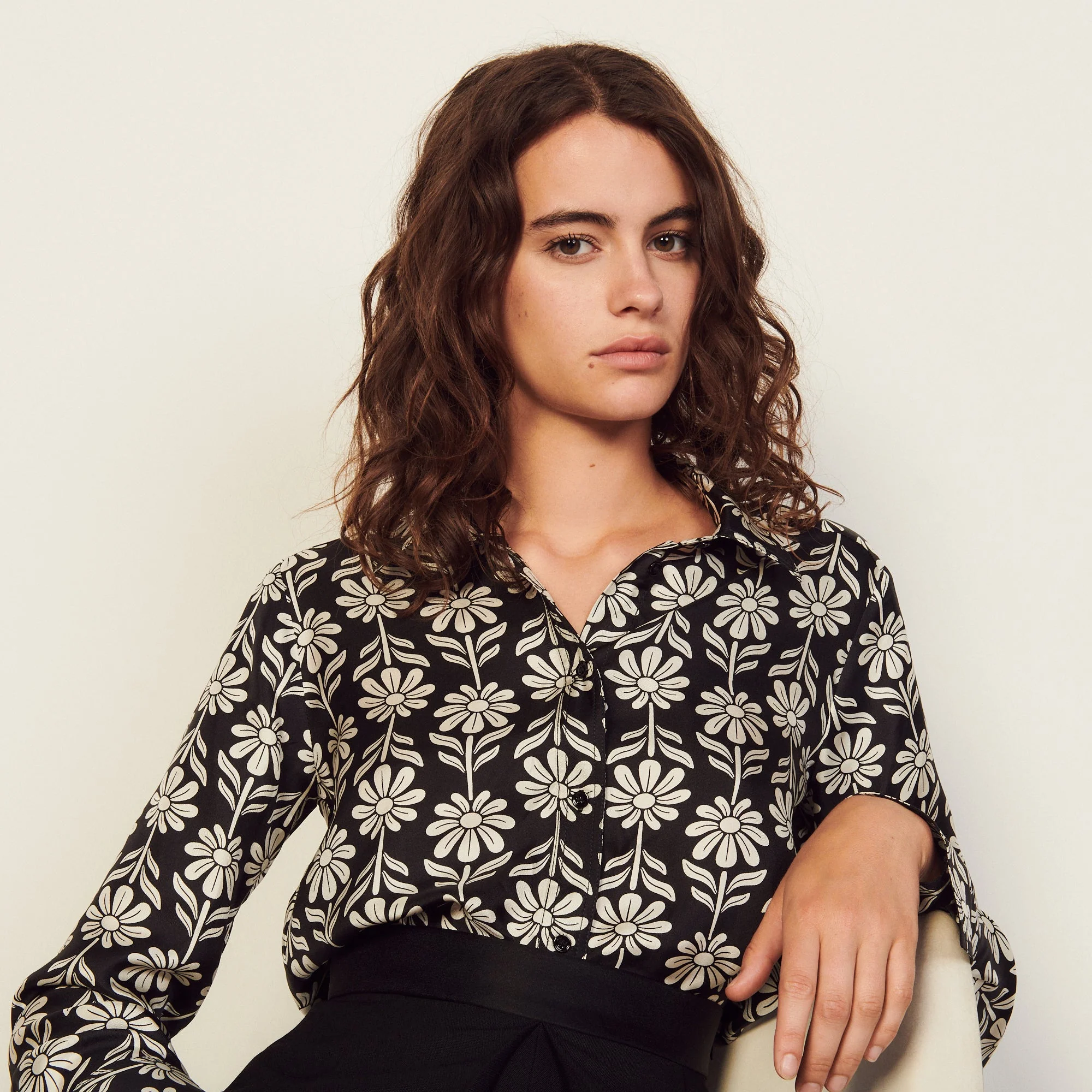 Blusa Harriet Negro con Color