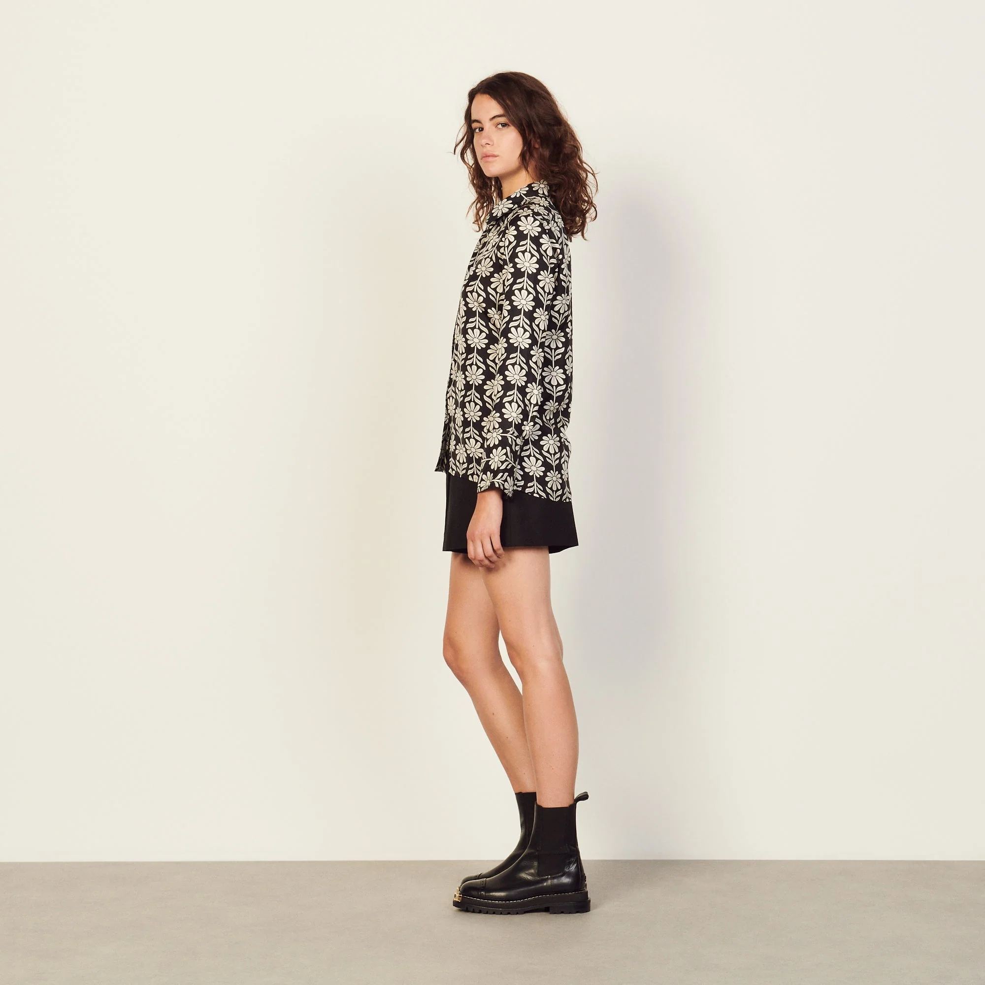 Blusa Harriet Negro con Color - Imagen 3