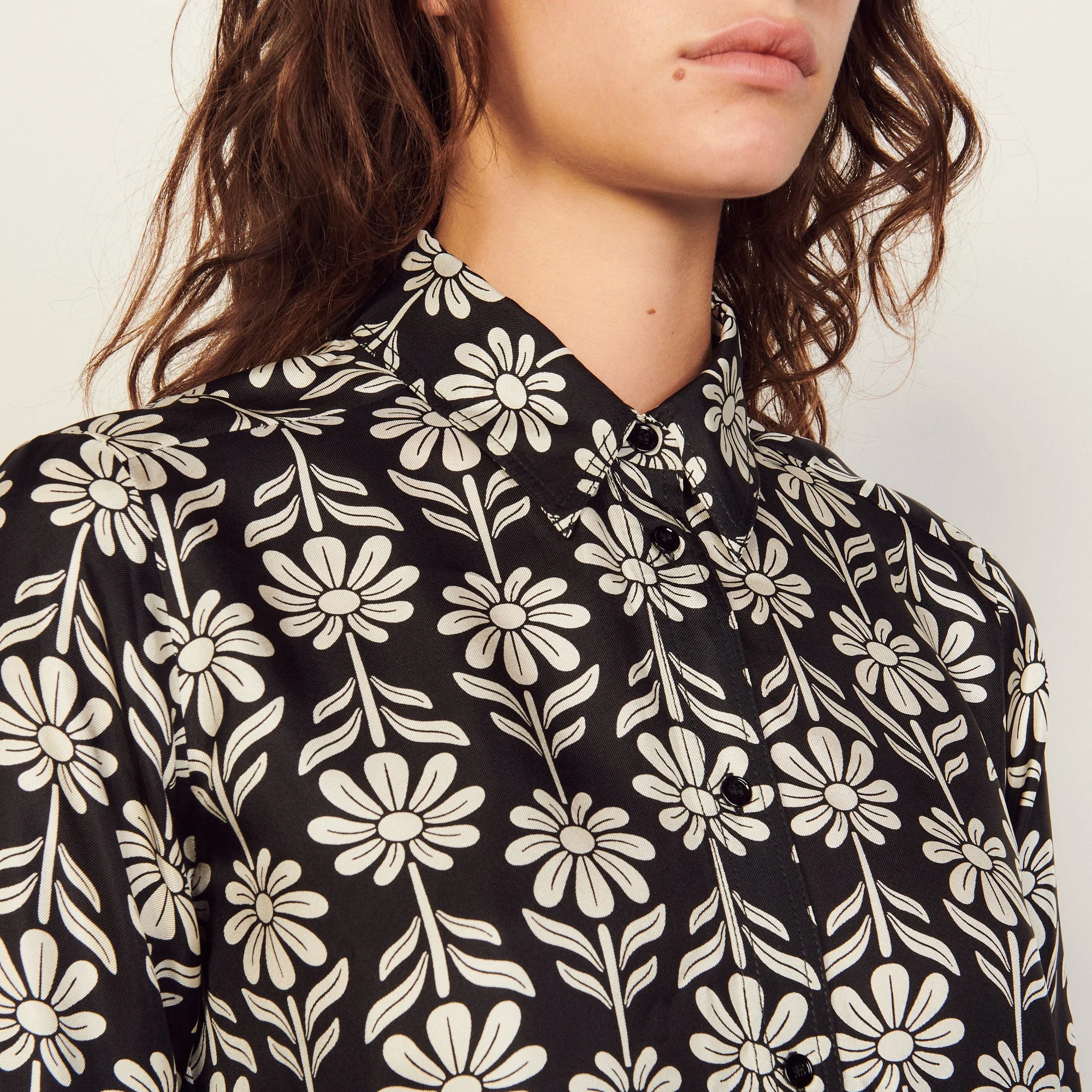 Blusa Harriet Negro con Color - Imagen 4