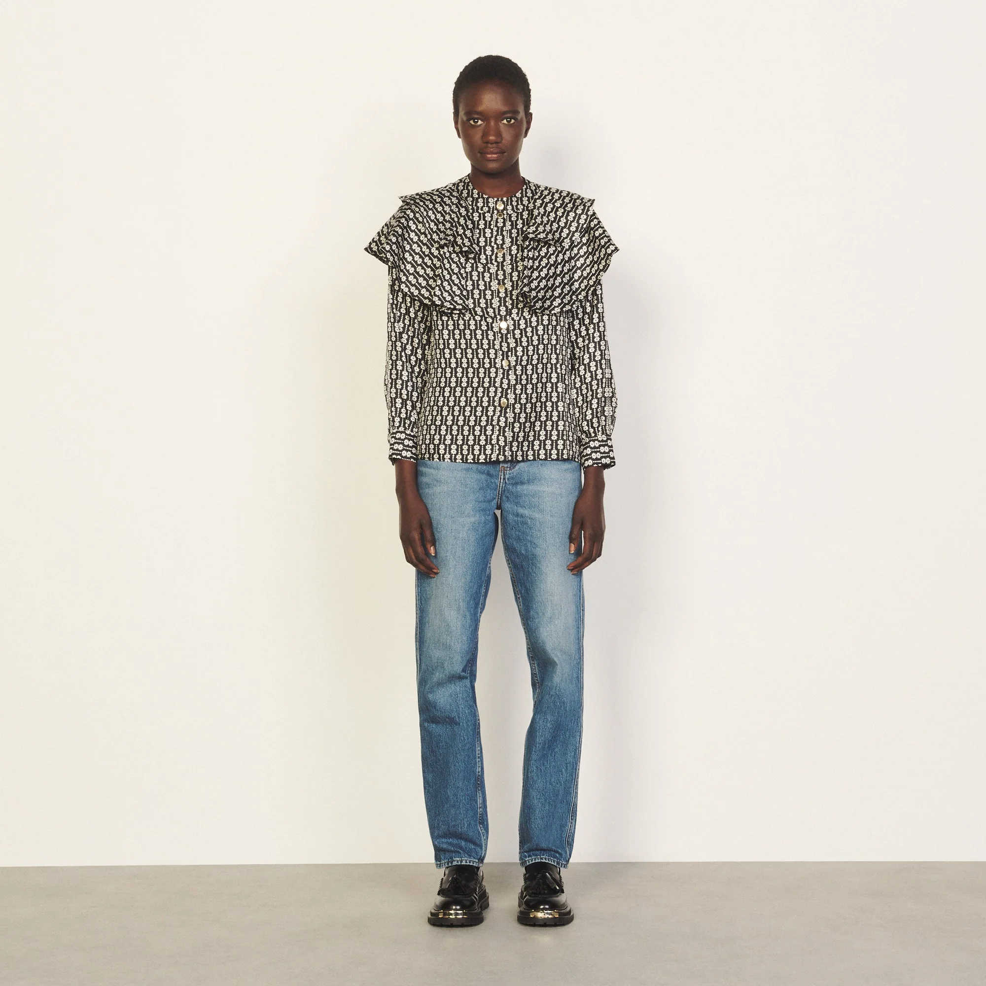 Blusa Reine Negro - Imagen 5