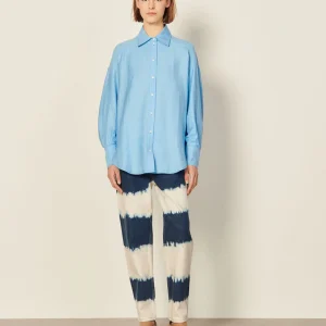 Blusa Lorraine Azul Celeste