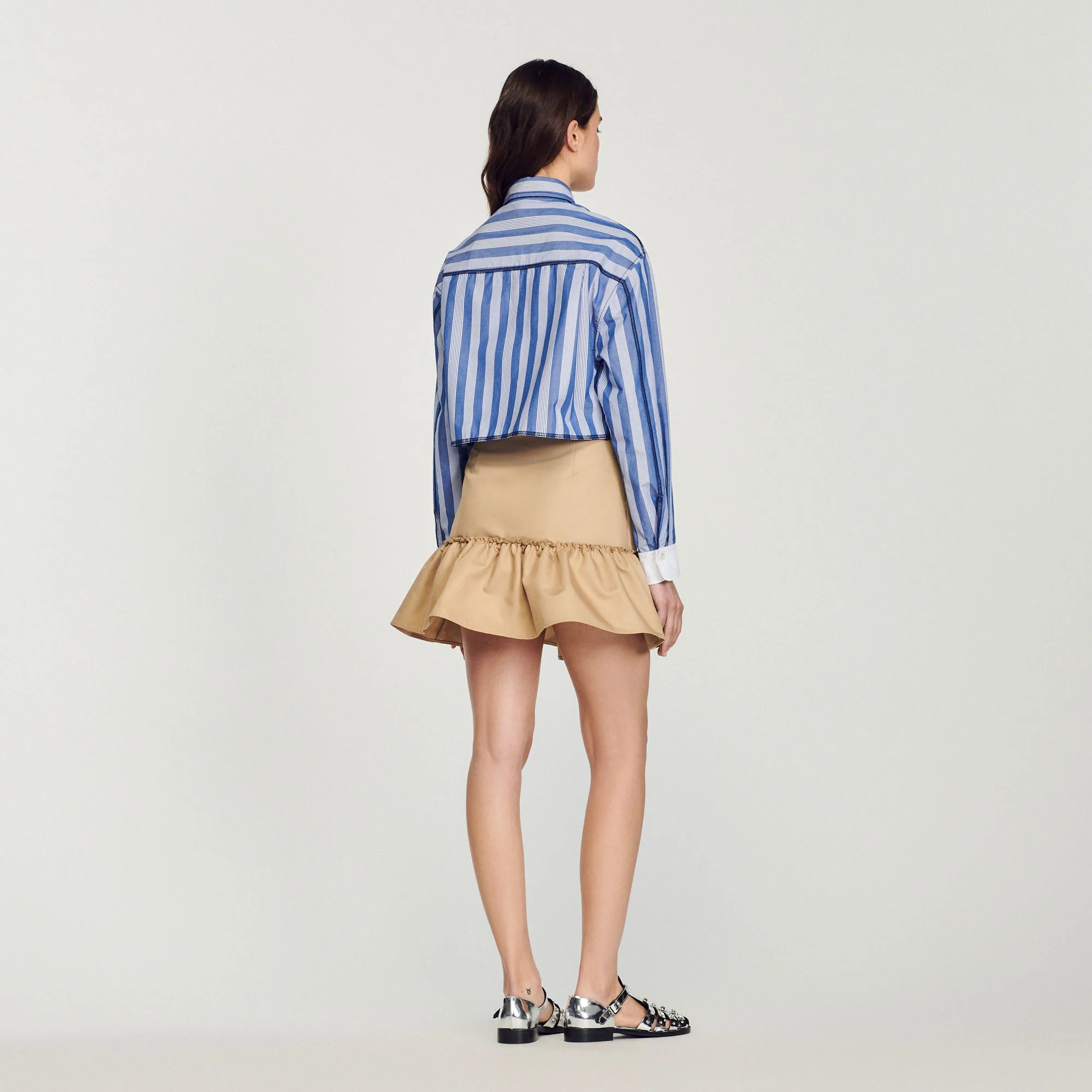 Camisa corta de rayas - Imagen 5