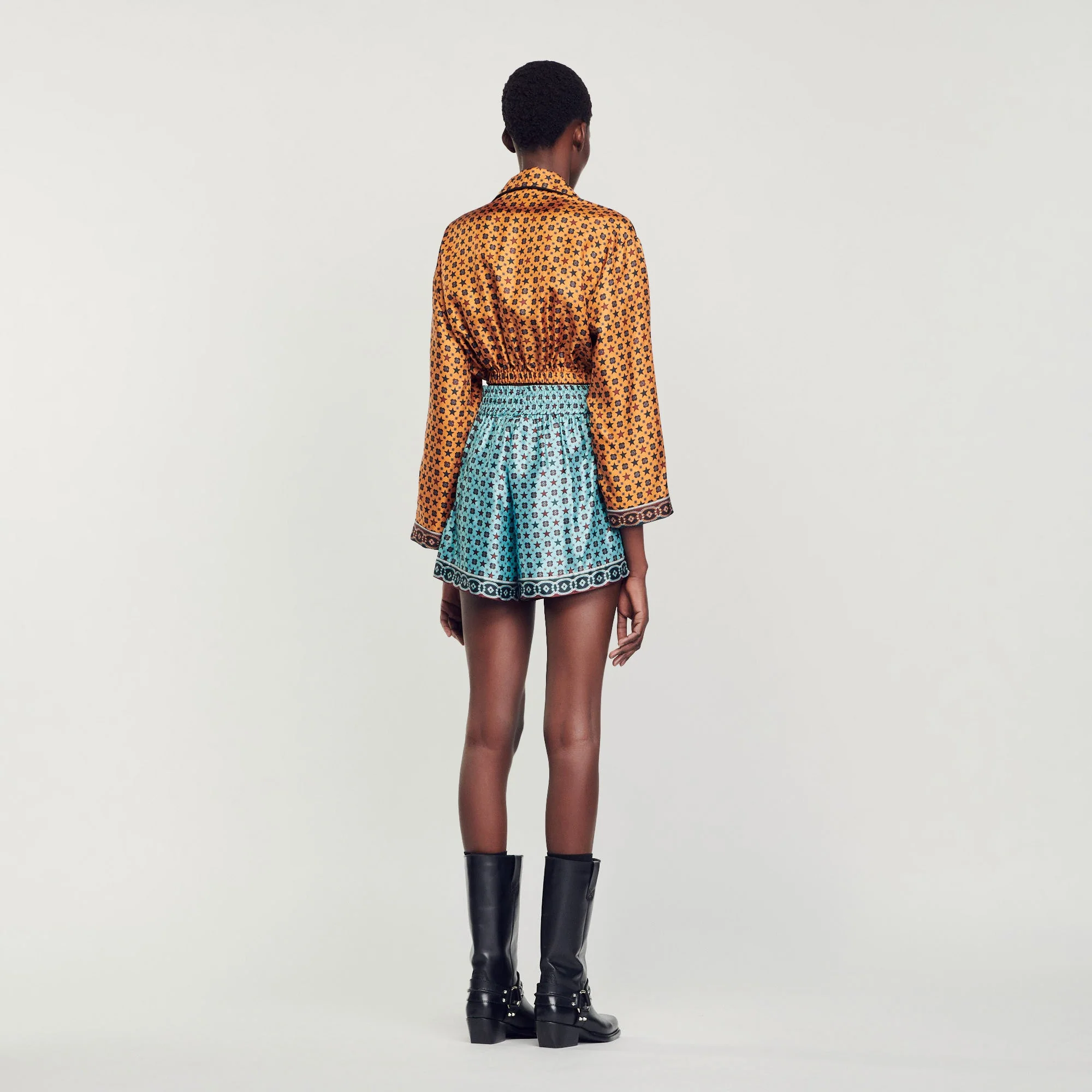 Camisa corta estampada - Imagen 4