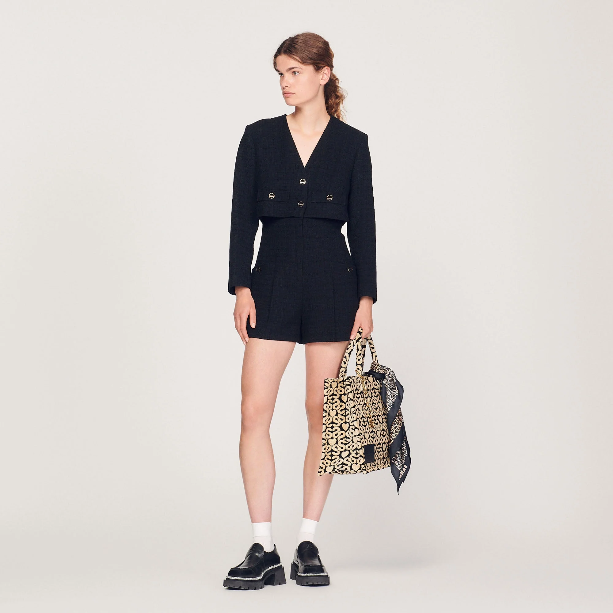 Mono corto de tweed - Imagen 4